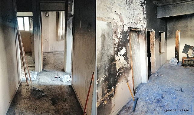 Urfa’da bir ev madde bağımlısı tarafından yakıldı 