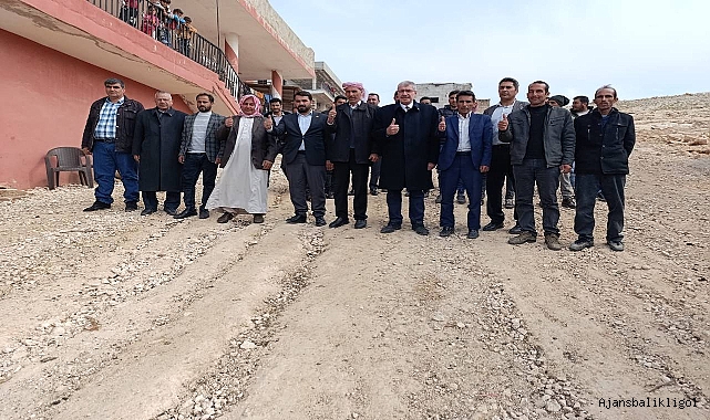 Vedat Doğar, Haliliye mahallelerini ziyaret ederek halkın sorunlarını dinliyor