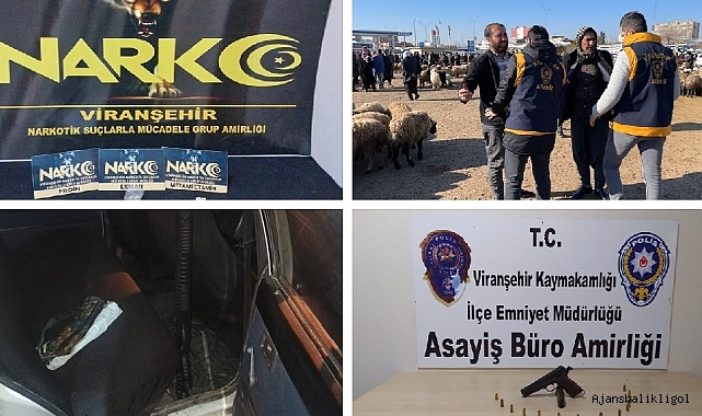 Viranşehir'de 2 firari şahıs yakalandı