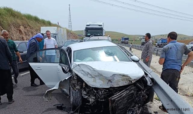 Hilvan yolunda feci kaza! 1 yaralı 