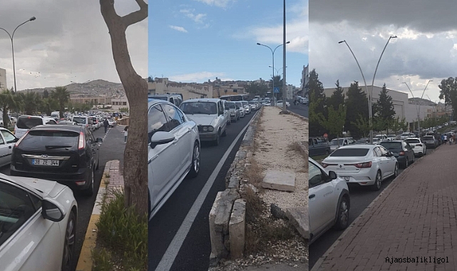 İstanbul değil; Urfa trafiği
