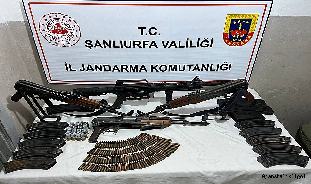 Siverek ilçesinde çok sayıda silah ele geçirildi! 