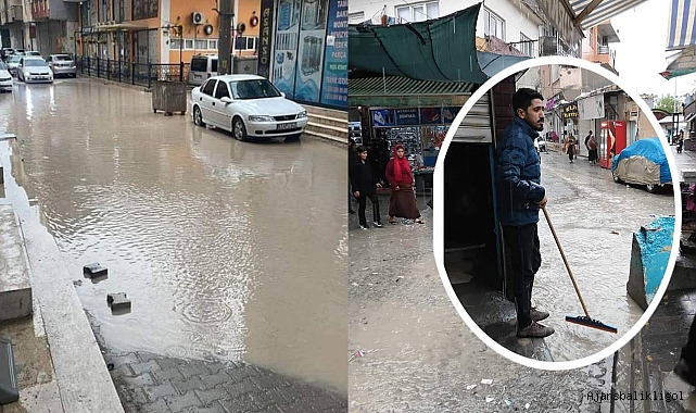 Suruç’ta manzara değişmedi! Caddeler göle döndü