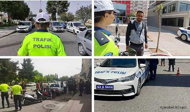 Urfa'da 71 motosiklet trafikten men edildi!