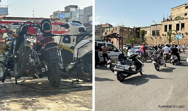 Urfa'da motorsiklet denetimi! Sürücülere ceza yağdı
