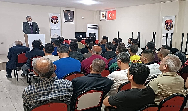 Mahkûmlara bağımlılıkla mücadele semineri verildi