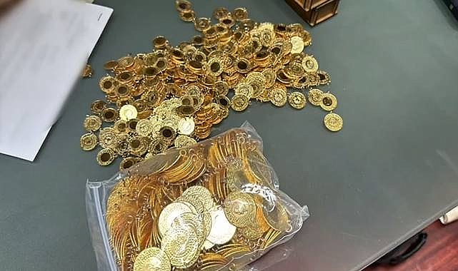Piyasa değeri 50 milyon TL olan sahte altın ele geçirildi! 13 gözaltı