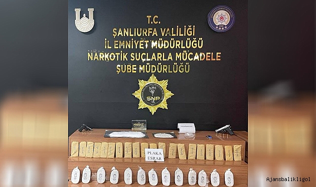 Şanlıurfa’da yüklü miktarda ele geçirildi! 4 gözaltı 