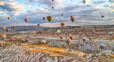 Türkiye sıcak hava balonculuğunda zirvede