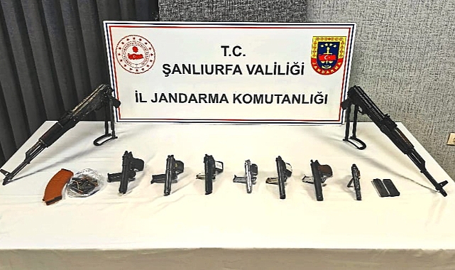 Şanlıurfa'da silah kaçakçılığı!
