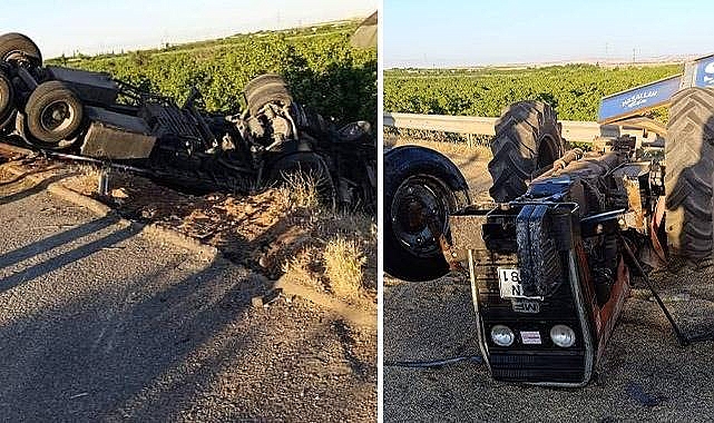 Şanlıurfa güne kaza ile uyandı! Kurbanlıklar yola saçıldı