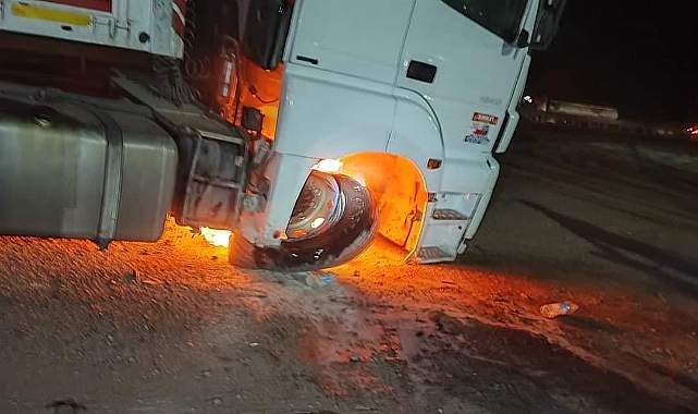 Yanan Tır, Vatandaşlar tarafından Söndürüldü