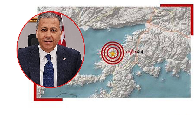 Bakan Yerlikaya Açıkladı! 4.4 Büyüklüğünde Korkutan Deprem