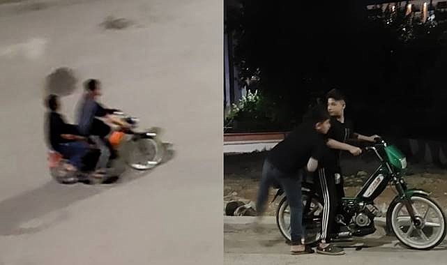 Karaköprü'de Çocuk Yaşta Motosiklet Yarışı! Vatandaş Şikayetçi