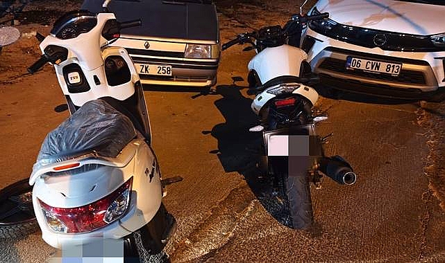 Motosiklet Denetimi: 2 Motosiklet Trafikten Men Edildi