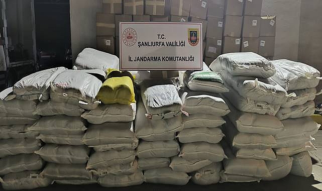 Şanlıurfa’da Çuvallar İçerisinde Tonlarca Ele Geçirildi! 