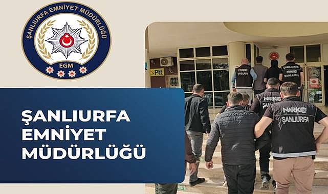 Şanlıurfa’da Uyuşturucu Suçundan 6 Şahıs Tutuklandı! 