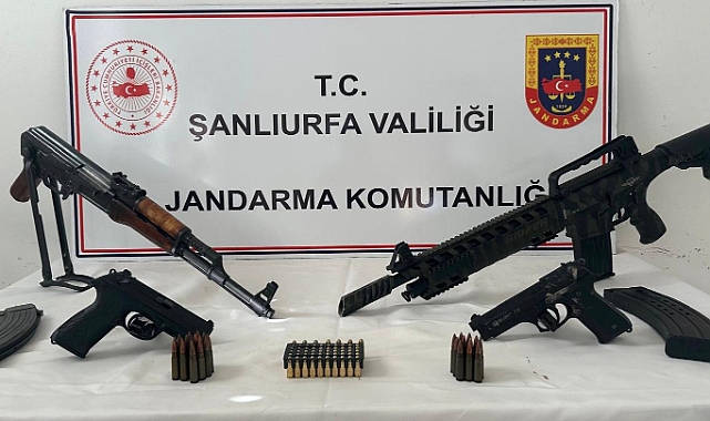 Urfa'da Çok Sayıda Kaçak Silah Ele Geçirildi! 1 Gözaltı