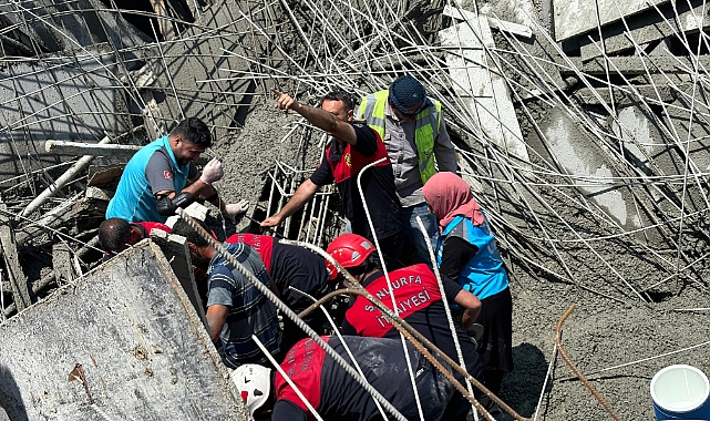 Urfa'da İnşaat Çöktü! Yaralılar Var