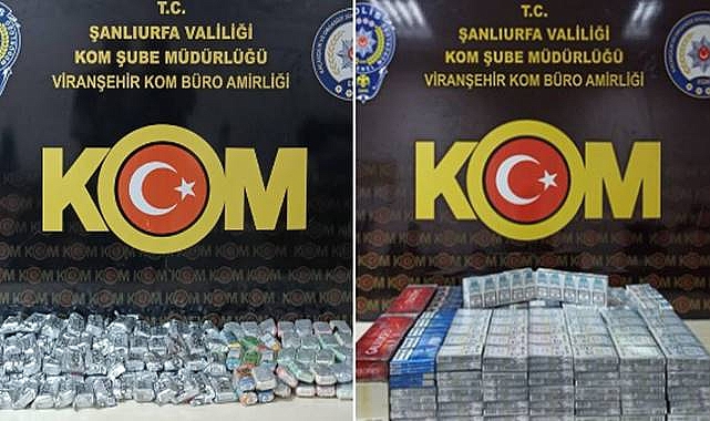 Urfa'da Kaçak Sigara Operasyonu! 2 Gözaltı