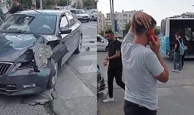 Urfa'da Yolcu Otobüsü İle Otomobil Çarpıştı