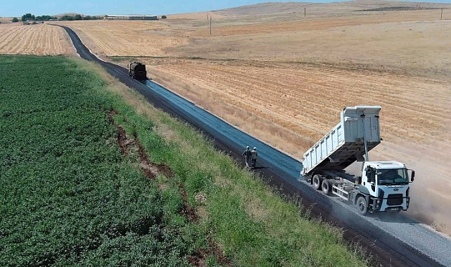 Hilvan Kırsalında Asfalt Çalışması Tamamlandı