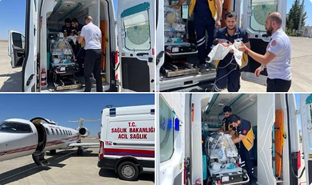 Şanlıurfa’da Vatha Bebek İçin Ambulans Uçak Havalandı