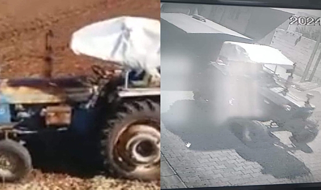 Urfa'da Hırsızlar Evin Önünde Park Halindeki Traktörü Çaldı