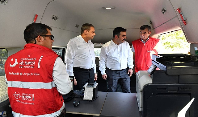 Vali Şıldak, Mobil Göç Uygulamasını Yerinde İnceledi