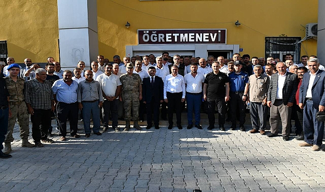 Vali Şıldak Suruç’ta Muhtarlarla Buluştu