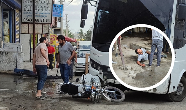 Emniyet Aracı Motosiklete Çarptı! 2 Yaralı