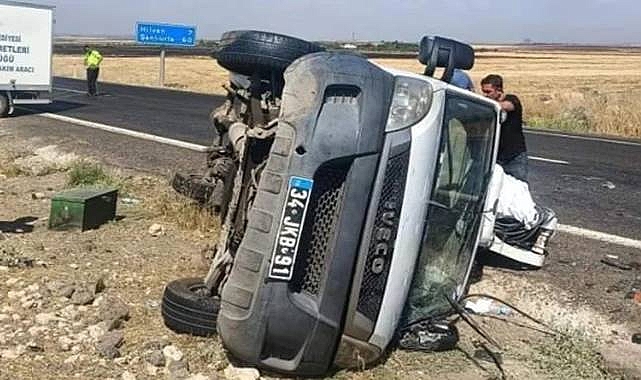 Hilvan-Siverek Yolunda Kaza! Yaralılar Var 