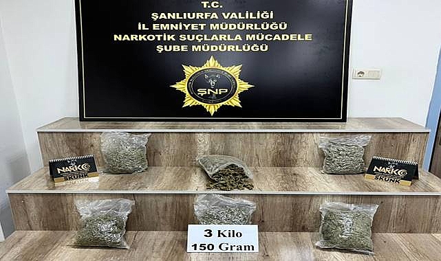 Şanlıurfa’da Araç İçerisinde Gizlenmiş Uyuşturucu Bulundu! 