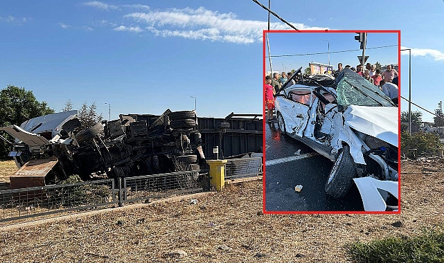 Şanlıurfa'da Feci Kaza! TIR İle Otomobil Çarpıştı