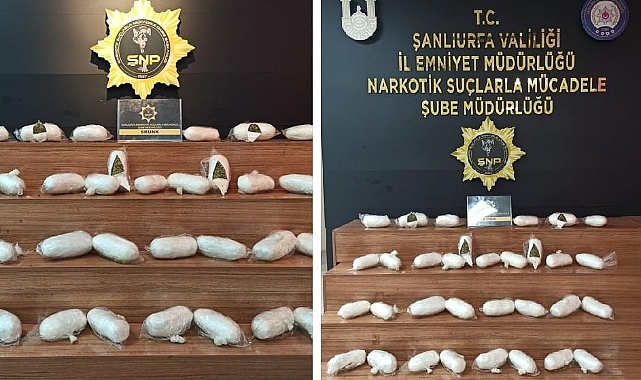 Urfa'da Kilolarca Uyuşturucu Ele Geçirildi!