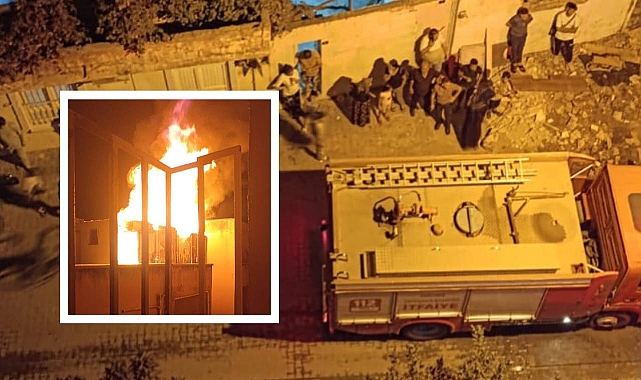 Urfa’da Madde Bağımlıları Yangın Çıkardı!