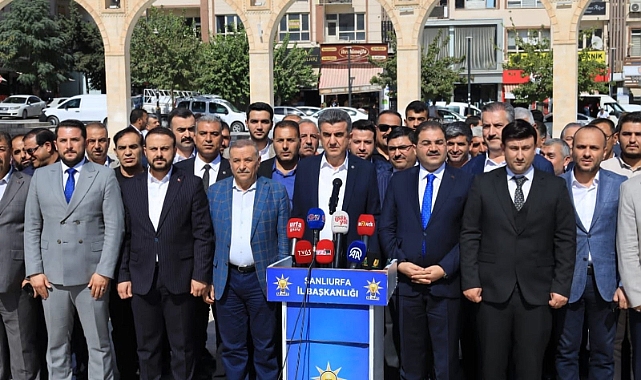 AK Parti Urfa İl Başkanı Günbegi'den İsrail'e Sert Tepki