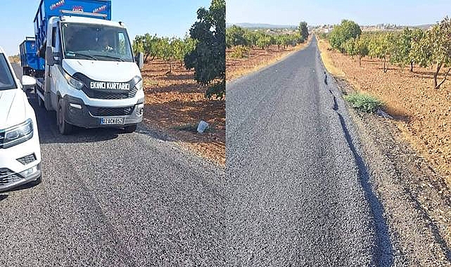 Urfa'da Bu Dar Yol Kazalara Davetiye Çıkarıyor