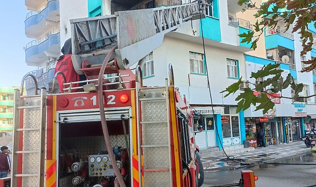 Urfa'da Korku Dolu Anlar! Yangında Mahsur Kaldılar