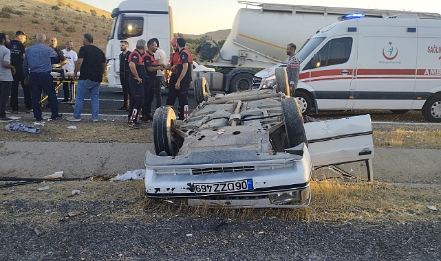 Urfa'da Takla Atan Araçta Can Pazarı Yaşandı