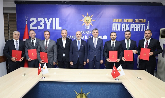 AK Parti Urfa'da 6 İlçe Başkanını Açıkladı