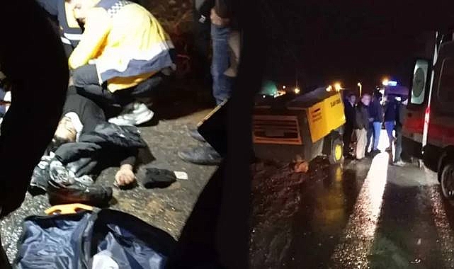 Jeneratöre Çarpmamak İçin Manevra Yapan Motosiklet Başka Araca Çarptı!