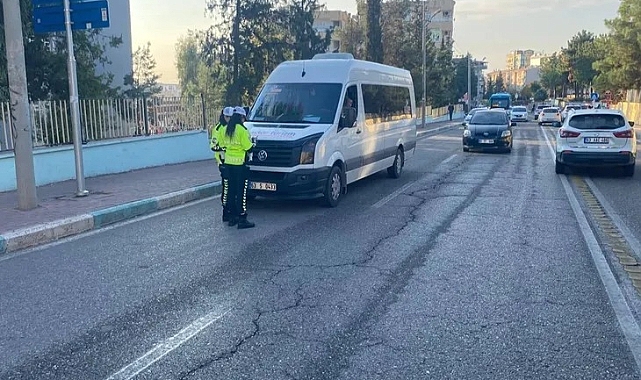 Şanlıurfa’da Okul Servis Araçlarına Yönelik Sıkı Denetim!