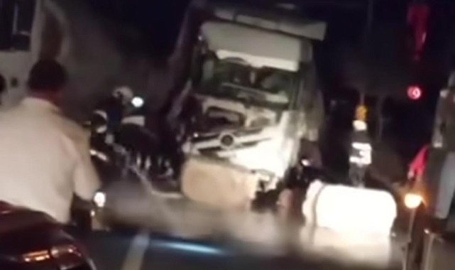 Suruç Ölüm Yolunda 2 Tır Çarpıştı! Ortalık Savaş Alanına Döndü