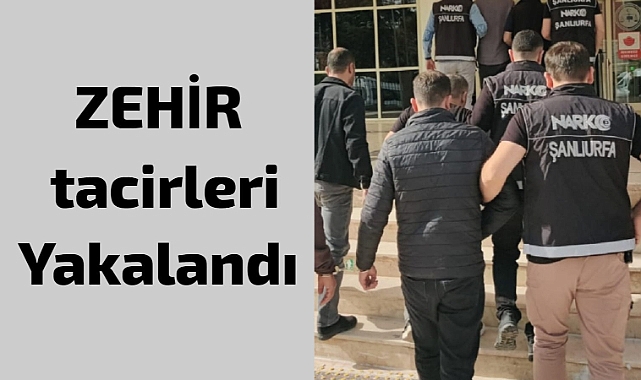Urfa'da Aranan Çok Sayıda Zehir Taciri Yakalandı