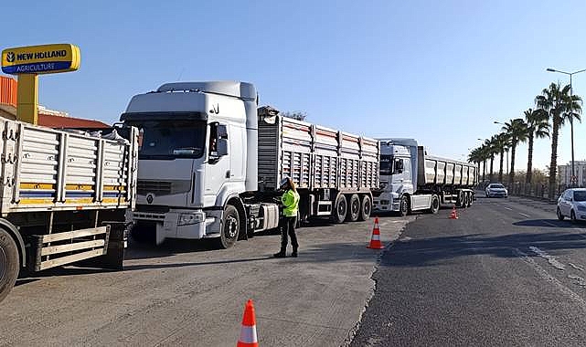 Emniyetten TIR ve Kamyonların Yasak Yolları Kullanmaması Uyarısı