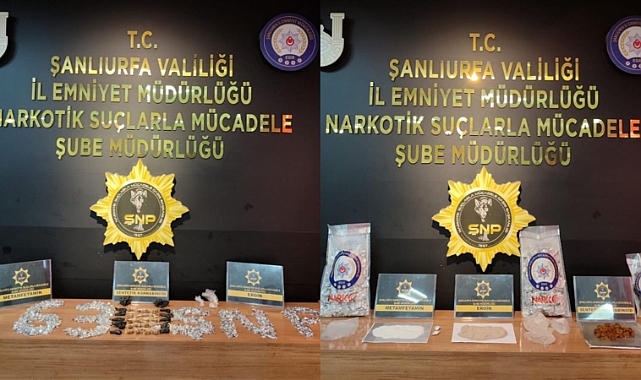 Şanlıurfa'da Yüklü Miktarda Uyuşturucu Madde Ele Geçirildi
