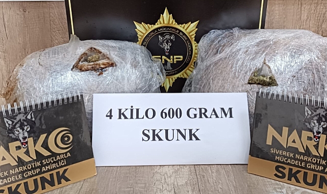 Urfa'da 11 Kilo 100 Gram Skunk Maddesi Ele Geçirildi