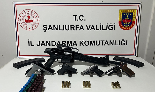 Şanlıurfa'da Jandarmadan Silah Kaçakçılığına Darbe: 3 Gözaltı