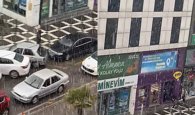 Urfa'da Dolu ve Sağanak Yağış Etkili Oldu